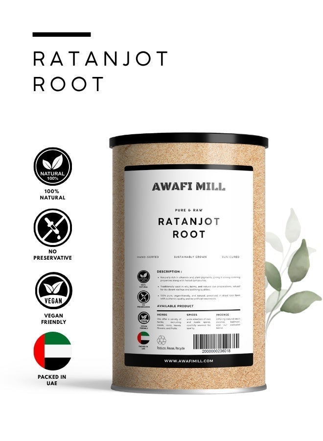 AWAFI MILL Ratanjot Root | Pure Alkanna Tinctoria | Natural Culinary Coloring and Herbal Use | Premium Sun-Dried Quality - 100 g | 3.5 Oz - Image 2
